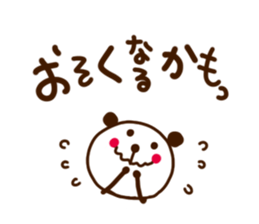 Outing bear sticker #4737847