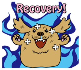 Golden Retriever Momo English version sticker #4738161