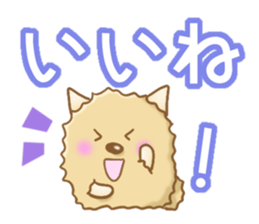 Reply of Pomeranian sticker #4739283