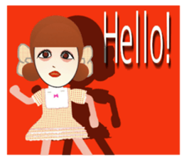 Colorful girls!  - English ver. - sticker #4739545