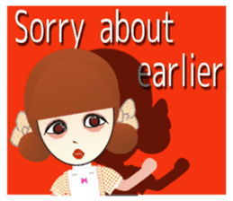 Colorful girls!  - English ver. - sticker #4739553