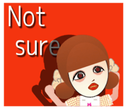 Colorful girls!  - English ver. - sticker #4739557