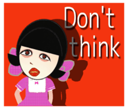 Colorful girls!  - English ver. - sticker #4739558