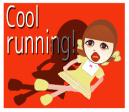 Colorful girls!  - English ver. - sticker #4739559