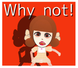 Colorful girls!  - English ver. - sticker #4739561