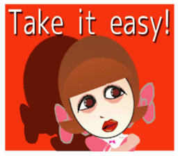 Colorful girls!  - English ver. - sticker #4739579