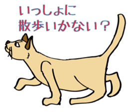 Stray Kitten's new home. sticker #4739590