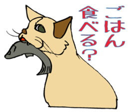 Stray Kitten's new home. sticker #4739592