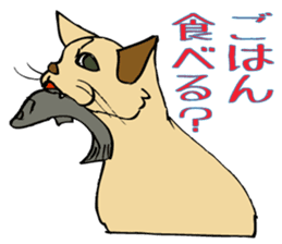 Stray Kitten's new home. sticker #4739592