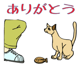 Stray Kitten's new home. sticker #4739595