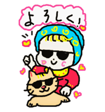 Baby and cat part4 sticker #4740229