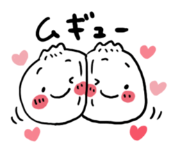 LOVE LOVE Nikuman sticker #4740465