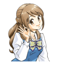 Shining days of the female office worker sticker #4740505