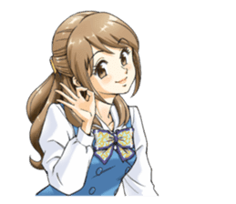 Shining days of the female office worker sticker #4740505