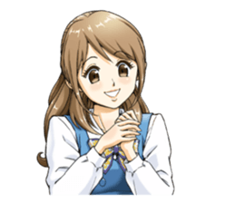 Shining days of the female office worker sticker #4740506