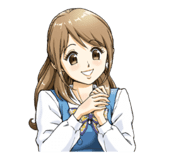 Shining days of the female office worker sticker #4740506