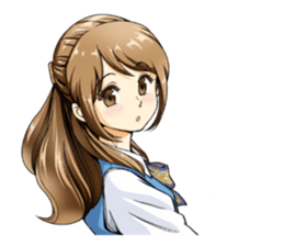 Shining days of the female office worker sticker #4740508