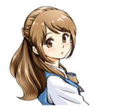 Shining days of the female office worker sticker #4740508