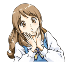 Shining days of the female office worker sticker #4740509