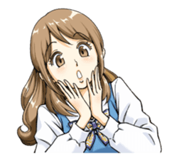 Shining days of the female office worker sticker #4740509