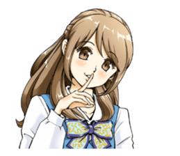 Shining days of the female office worker sticker #4740512