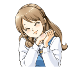 Shining days of the female office worker sticker #4740513