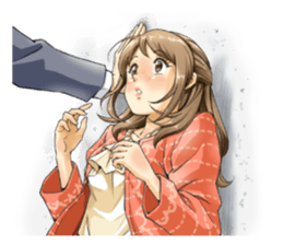 Shining days of the female office worker sticker #4740515