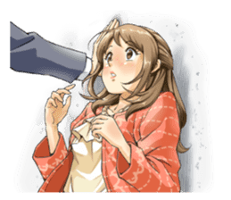 Shining days of the female office worker sticker #4740515