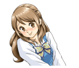 Shining days of the female office worker sticker #4740524