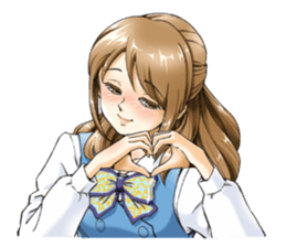 Shining days of the female office worker sticker #4740527