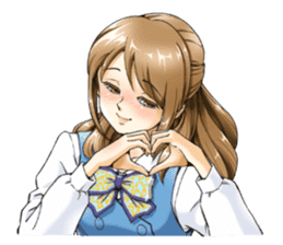 Shining days of the female office worker sticker #4740527