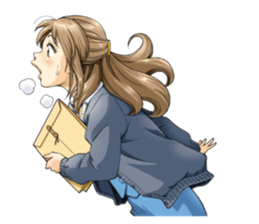 Shining days of the female office worker sticker #4740531