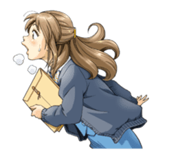 Shining days of the female office worker sticker #4740531