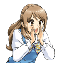 Shining days of the female office worker sticker #4740537