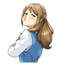 Shining days of the female office worker sticker #4740538