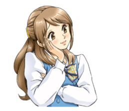 Shining days of the female office worker sticker #4740540