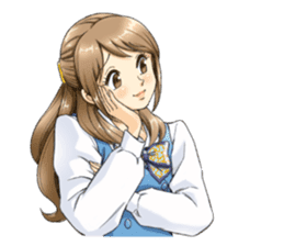 Shining days of the female office worker sticker #4740540