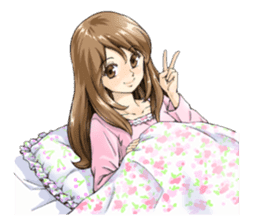 Shining days of the female office worker sticker #4740543