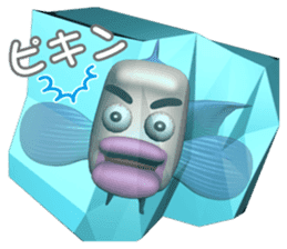 With the person surface fish, companies sticker #4740727