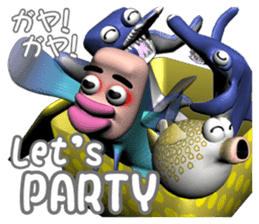 With the person surface fish, companies sticker #4740743