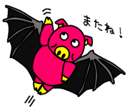 Bat pig sticker #4741433