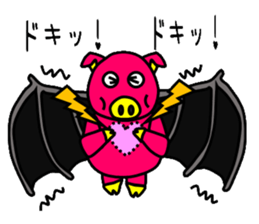 Bat pig sticker #4741438