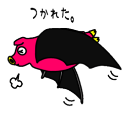 Bat pig sticker #4741441