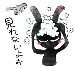 comical bunny sticker #4741556