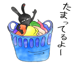 comical bunny sticker #4741557