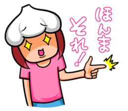 Continue! Love garlic girl sticker #4742266
