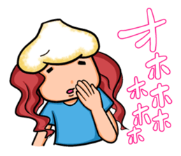 Continue! Love garlic girl sticker #4742289