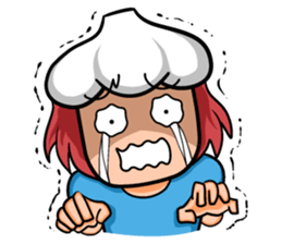 Continue! Love garlic girl sticker #4742299