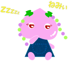 Okayama dialect peach Sticker sticker #4744194