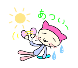 nekomi and usako sticker #4744469